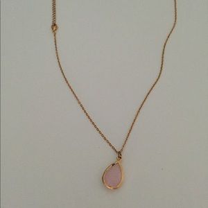Cute pink gem necklace
